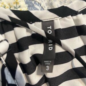 Torrid striped coverup